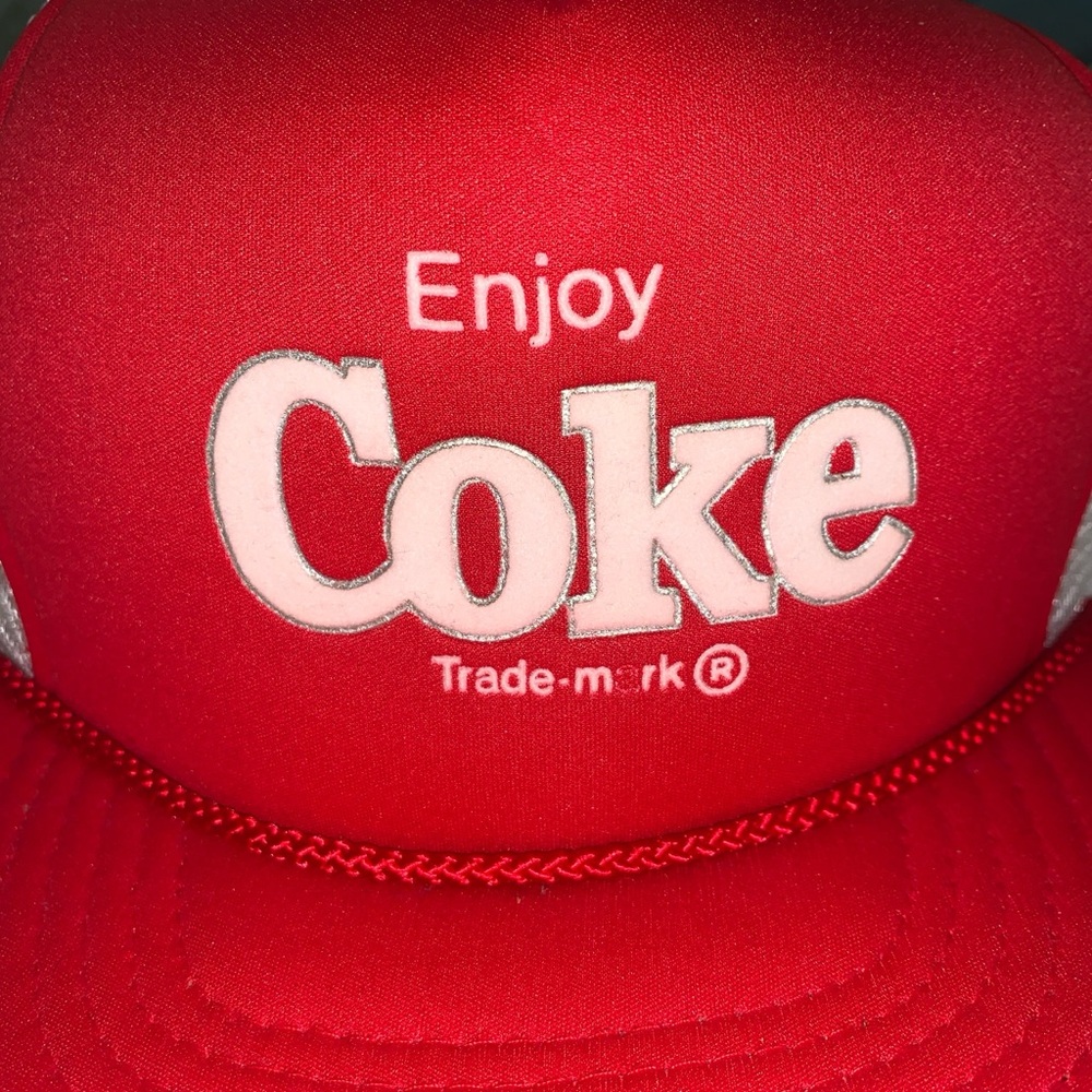 “Enjoy Coke” trucker hat